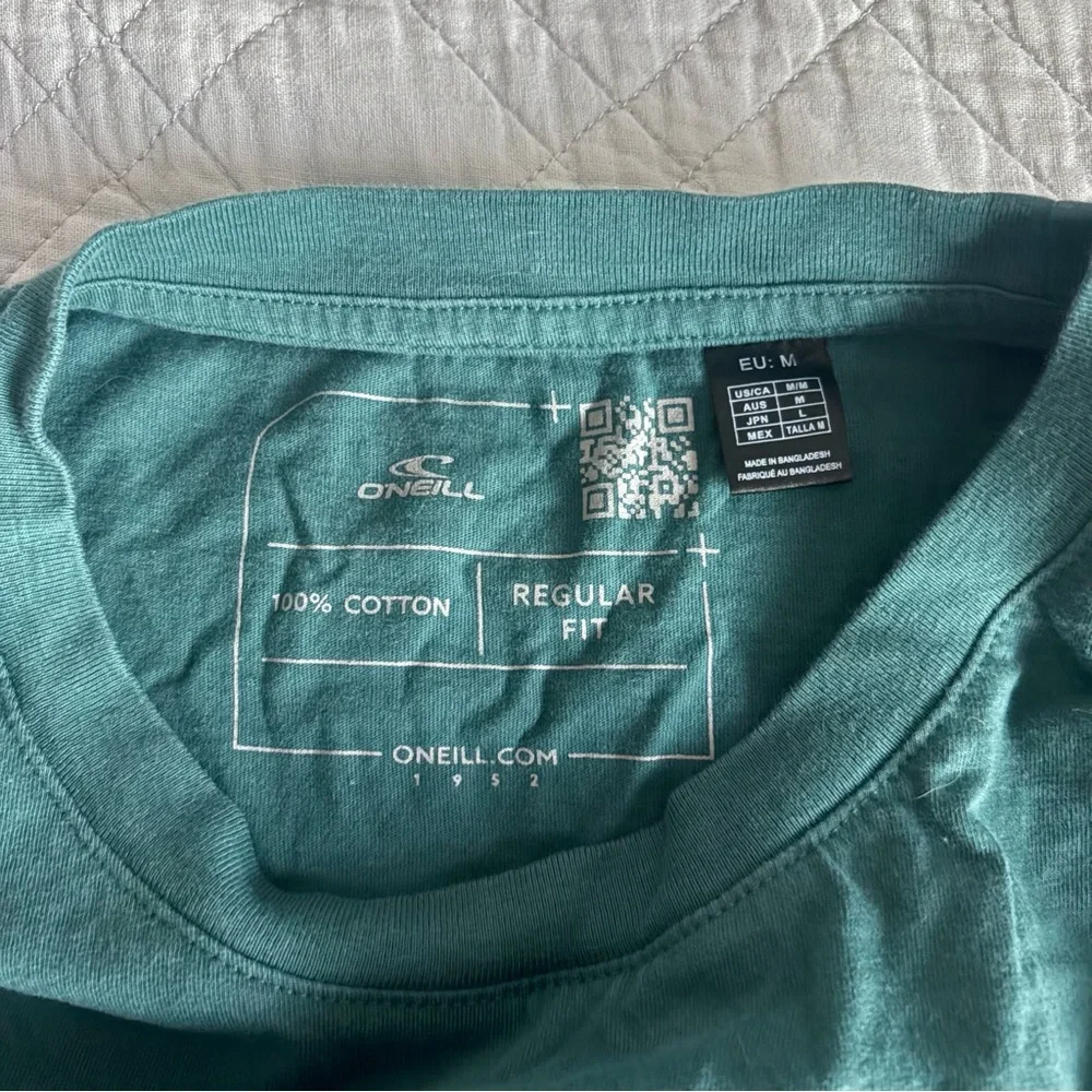 O’Neill Green Men’s Surf Shirt - Picture 3 of 5
